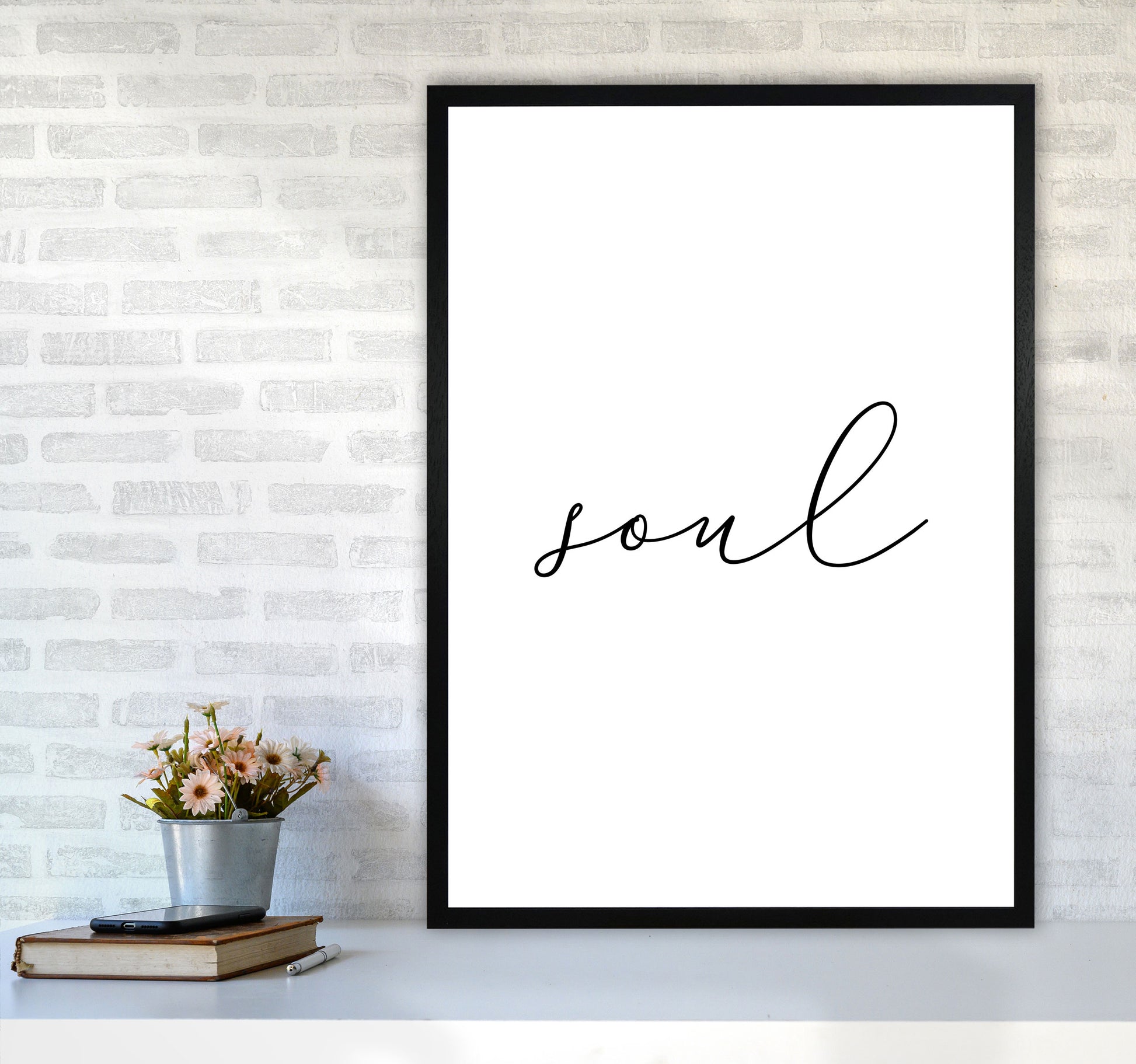 Soul Modern Print A1 White Frame