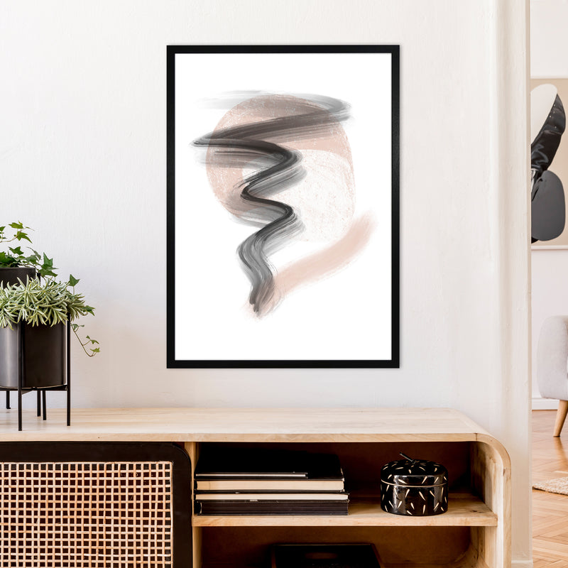 Dalia Chalk Storm  Art Print by Pixy Paper A1 White Frame