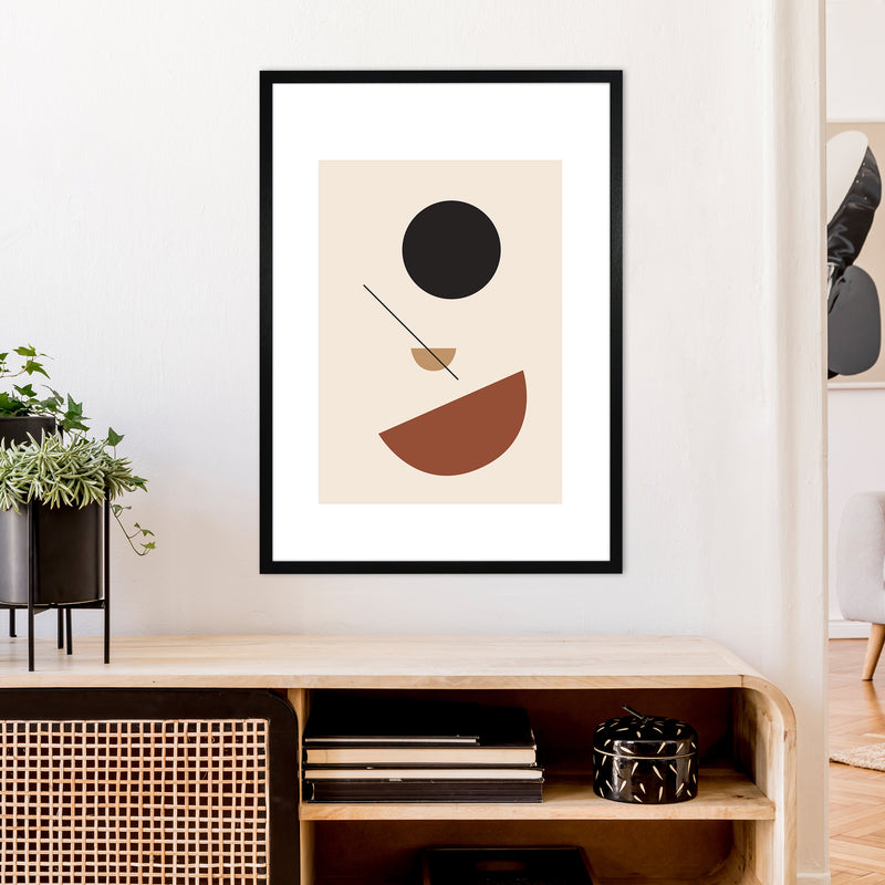 Mica Sand N13  Art Print by Pixy Paper A1 White Frame