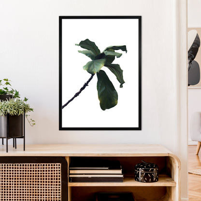 Plant Head Part Two  Art Print by Pixy Paper A1 White Frame