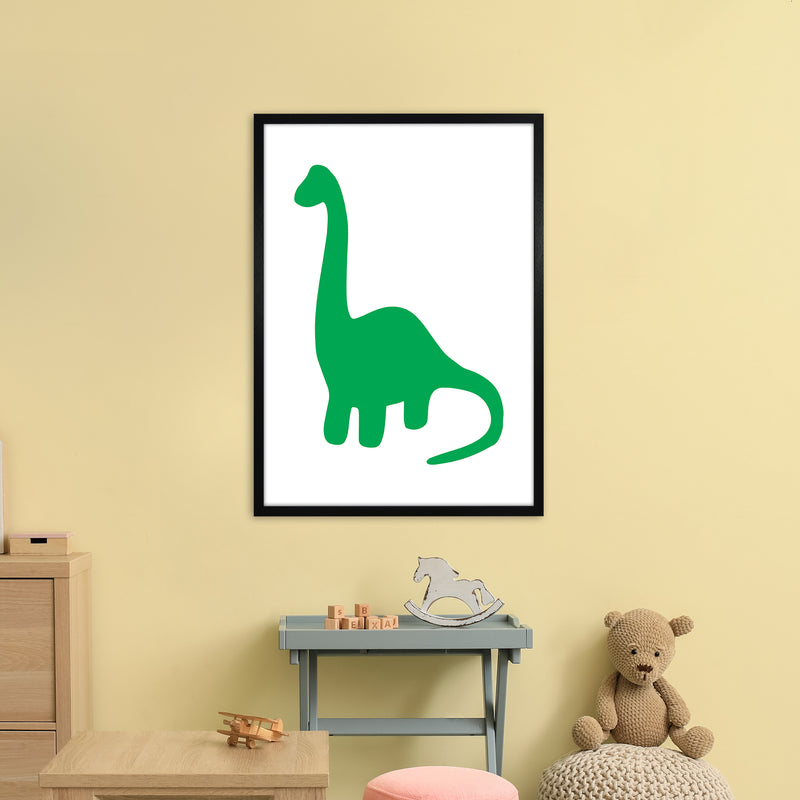 Brach Green  Art Print by Pixy Paper A1 White Frame