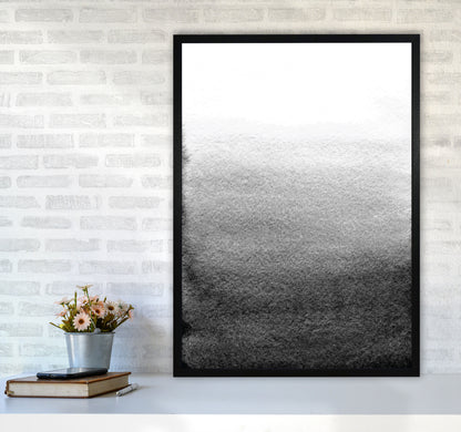 Majestic Monochrome Watercolour 13 Art Print by Pixy Paper A1 White Frame