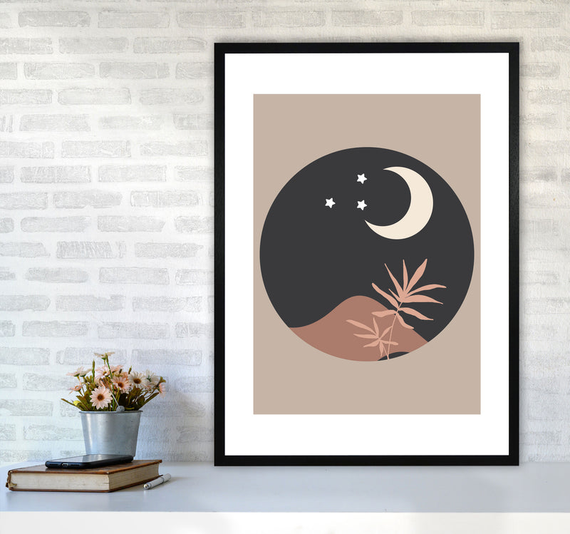 Autumn Kiara abstract Art Print by Pixy Paper A1 White Frame