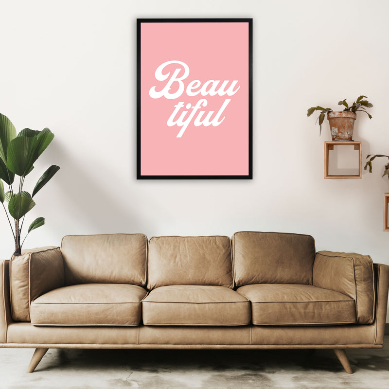 Beautiful Art Print by Pixy Paper A1 White Frame