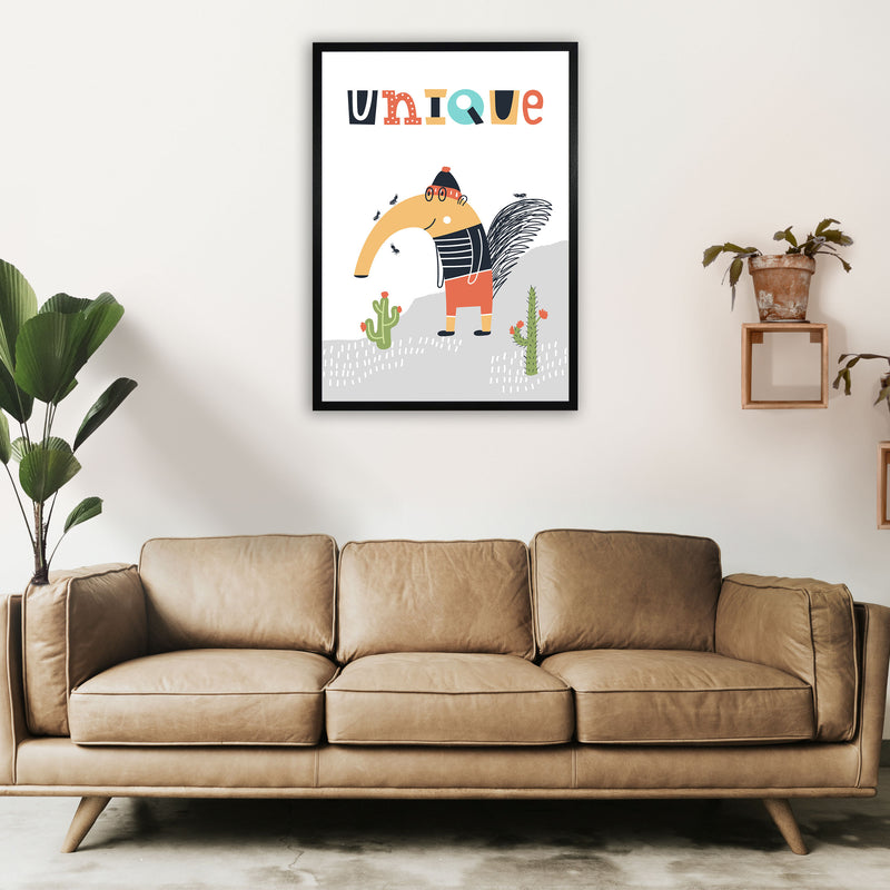 Unique animal Art Print by Pixy Paper A1 White Frame