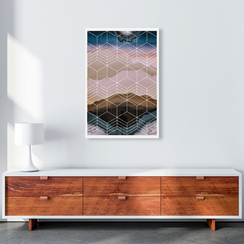 Geometric Abstract Modern Print A1 Canvas