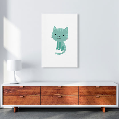 Children&#39;s Animals, Cat Modern Print A1 Canvas