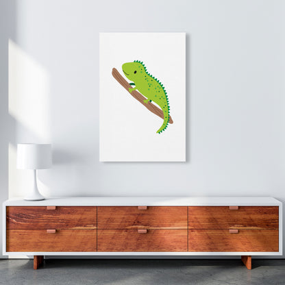 Children&#39;s Animals, Iguana Modern Print A1 Canvas