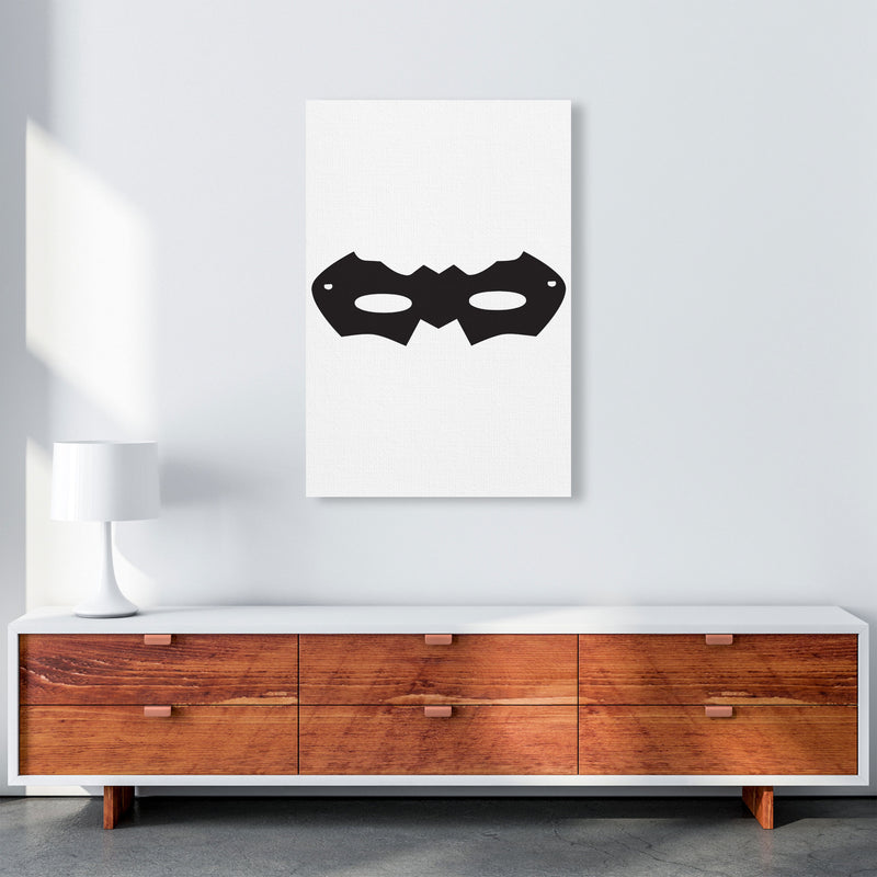 Superhero Mask Framed Nursey Wall Art Print A1 Canvas