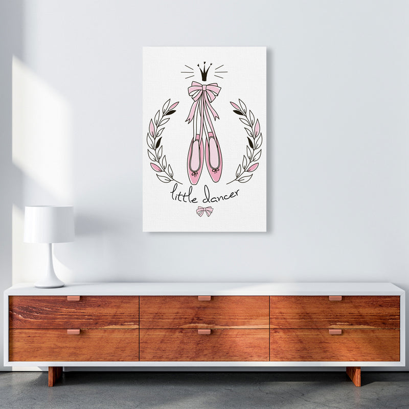 Little Dancer Shoes Framed Nursey Wall Art Print A1 Canvas