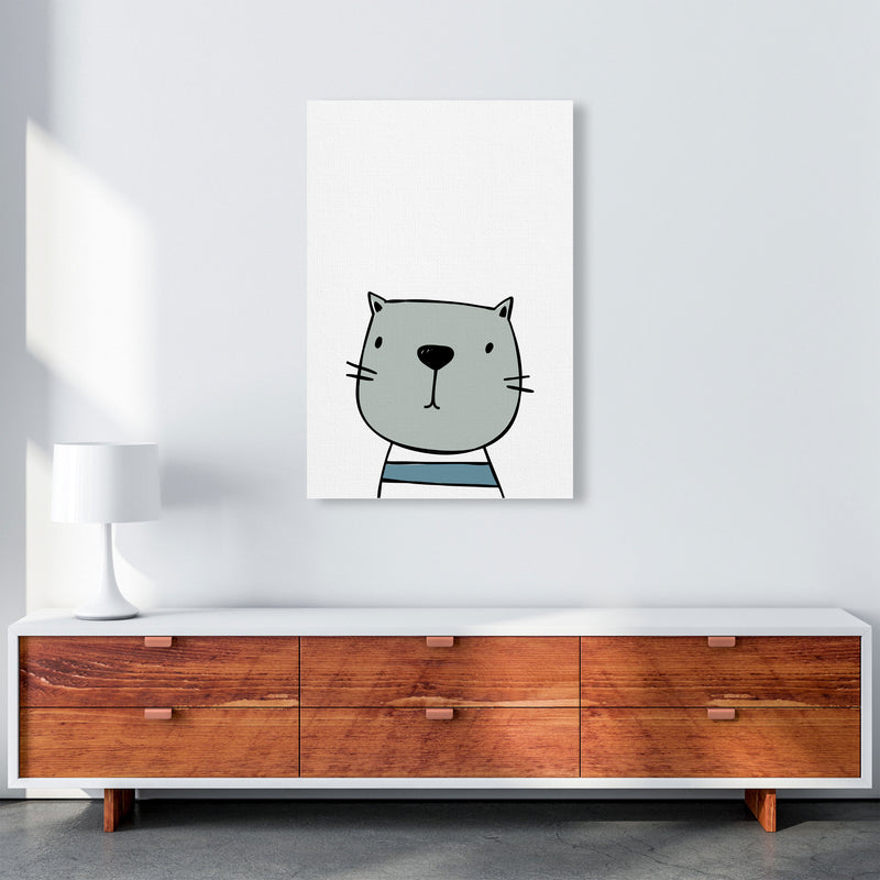 Cat Modern Print Animal Art Print A1 Canvas