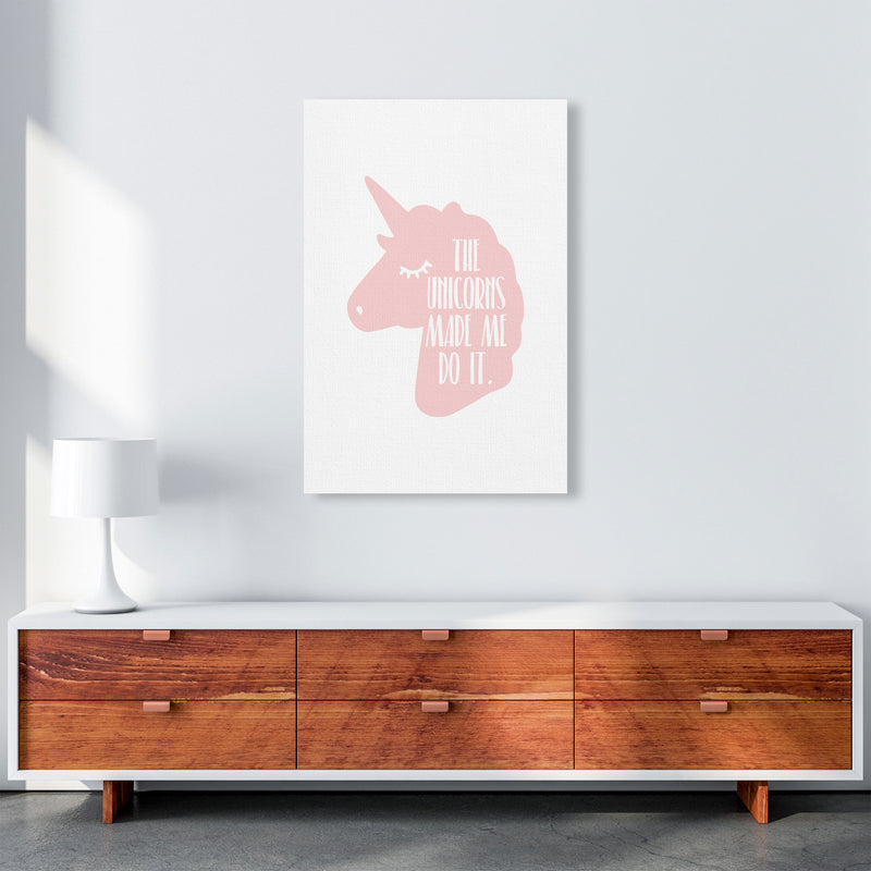 The Unicorns Made Me Do It Framed Nursey Wall Art Print A1 Canvas