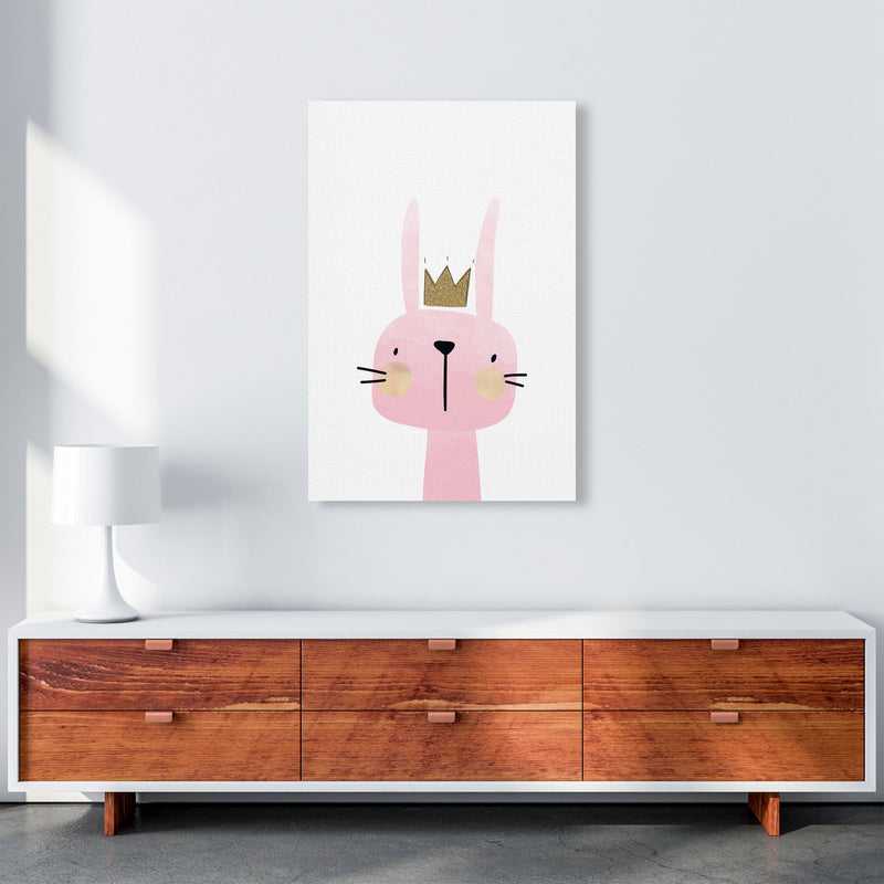 Scandi Bunny Watercolour Framed Nursey Wall Art Print A1 Canvas