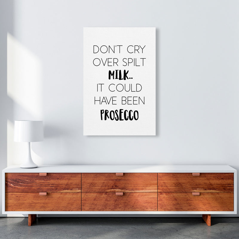 Spilt Milk Modern Print, Framed Kitchen Wall Art A1 Canvas