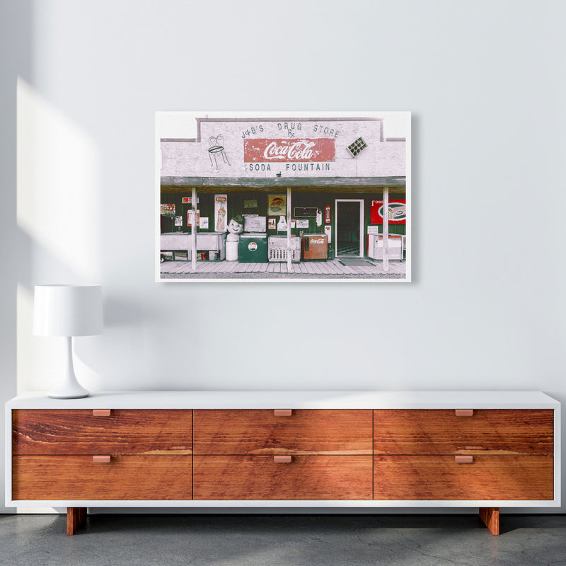 Coca Cola Shop Modern Print A1 Canvas