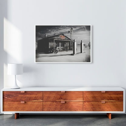 Texas Store Coca Cola Modern Print A1 Canvas