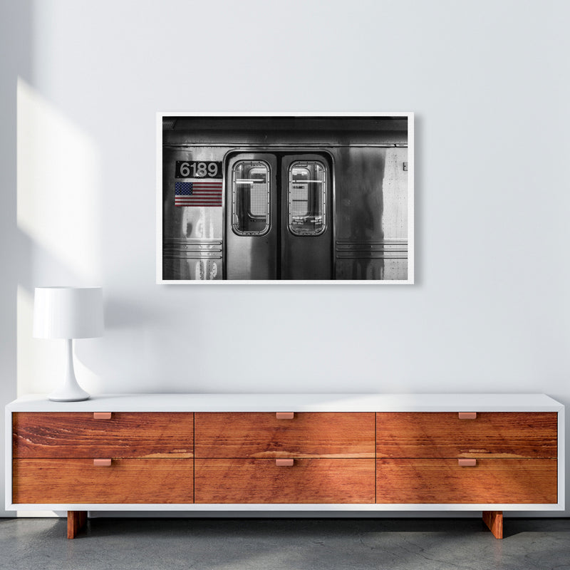 Vintage USA Subway Modern Print A1 Canvas