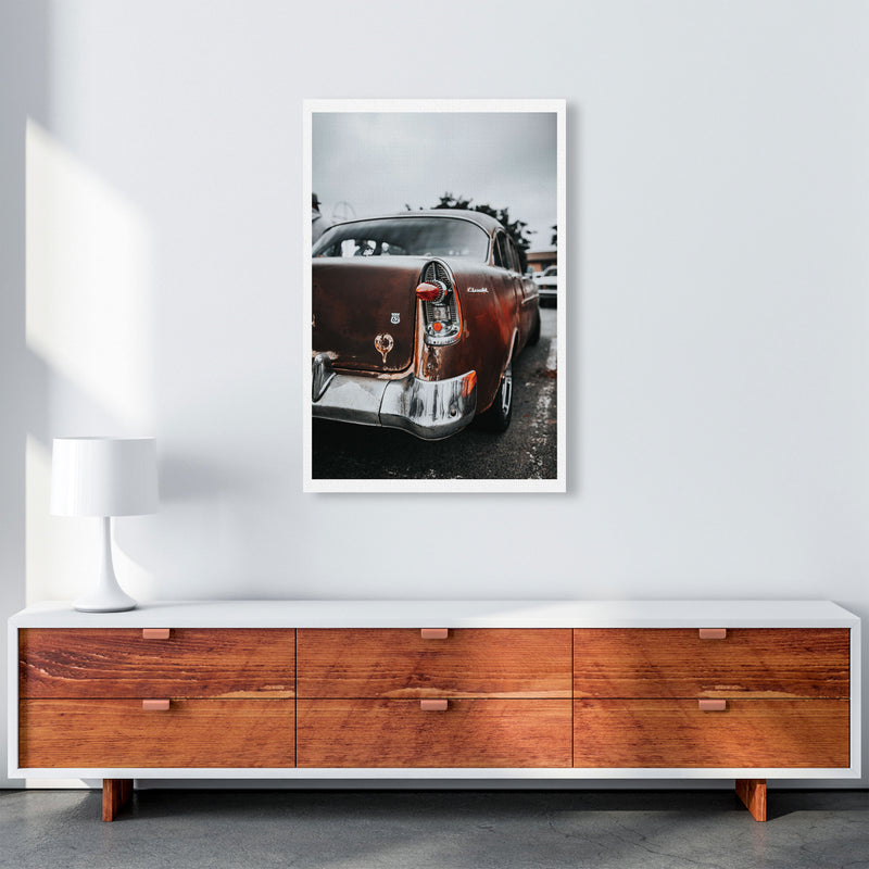 Retro Car Modern Print A1 Canvas