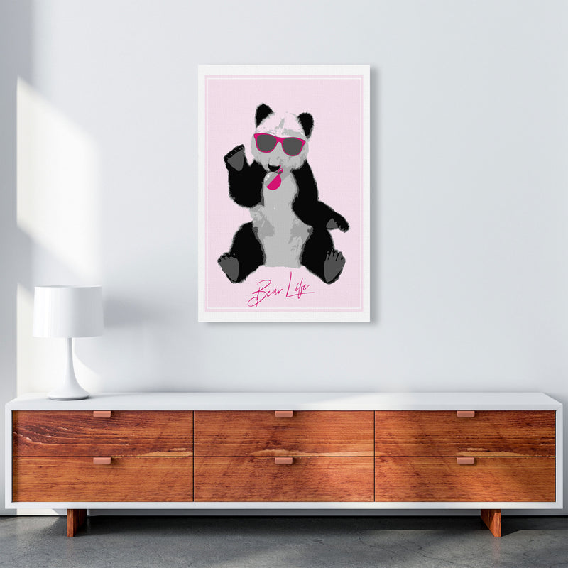 Bear Life Modern Print Animal Art Print A1 Canvas