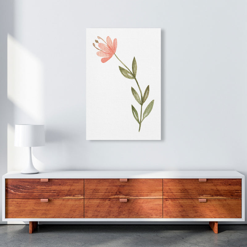 Pink Watercolour Flower 2 Modern Print A1 Canvas