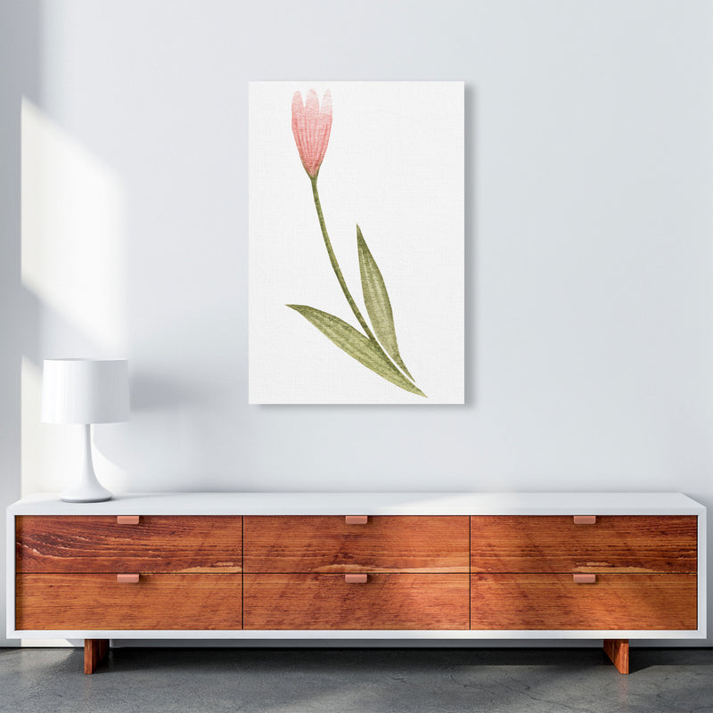Pink Watercolour Flower 3 Modern Print A1 Canvas