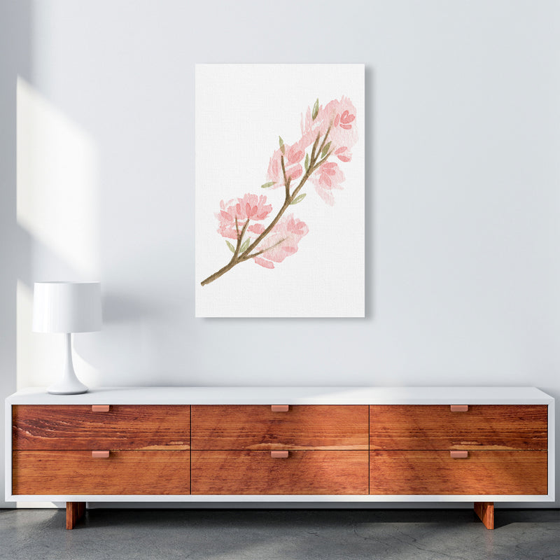 Pink Watercolour Flower 4 Modern Print A1 Canvas