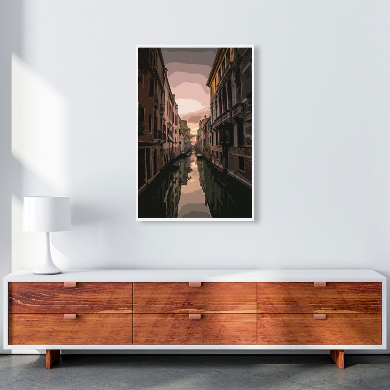 Venice Portrait 3 Modern Print A1 Canvas