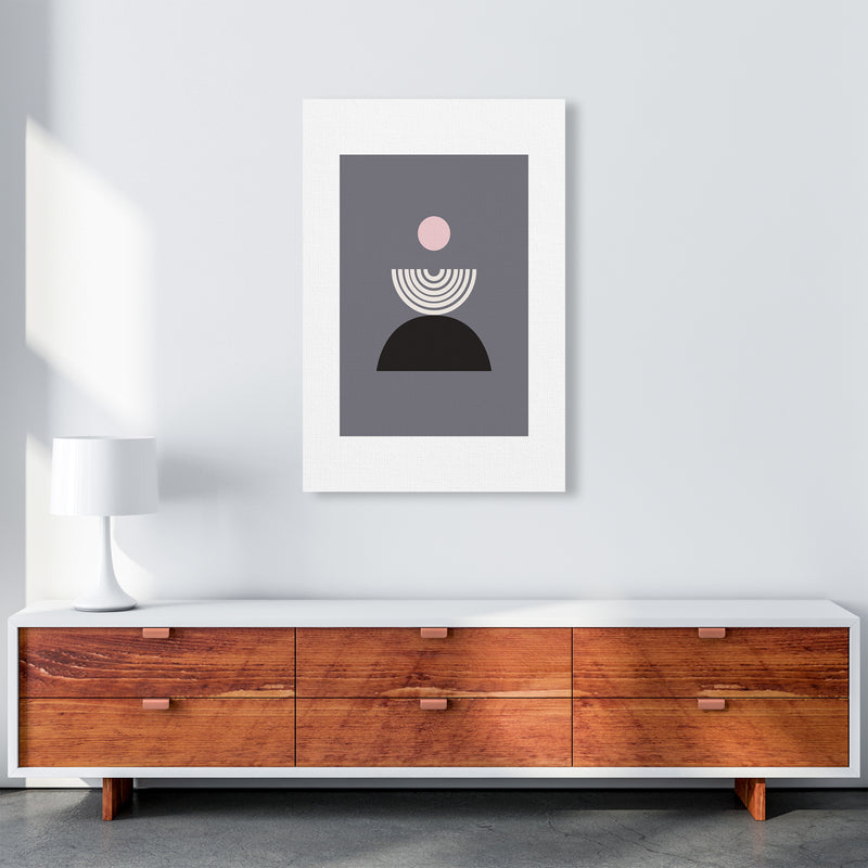 Mila Pink Fountain N9  Art Print by Pixy Paper A1 Canvas