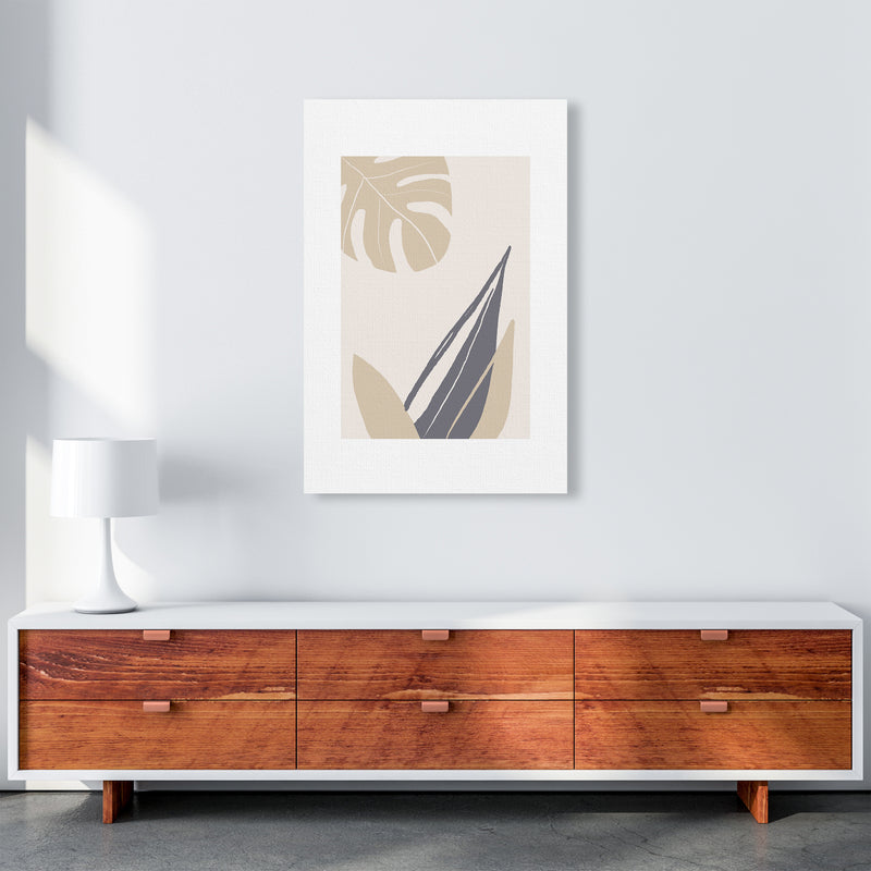 Mila Plant Leaf N21  Art Print by Pixy Paper A1 Canvas
