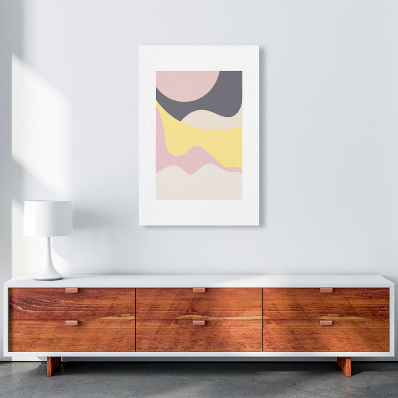 Mila Pink Dunes N15  Art Print by Pixy Paper A1 Canvas