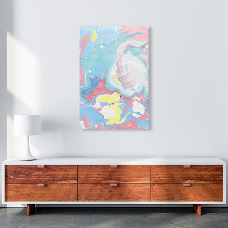 Liquid Mix Rainbow  Art Print by Pixy Paper A1 Canvas