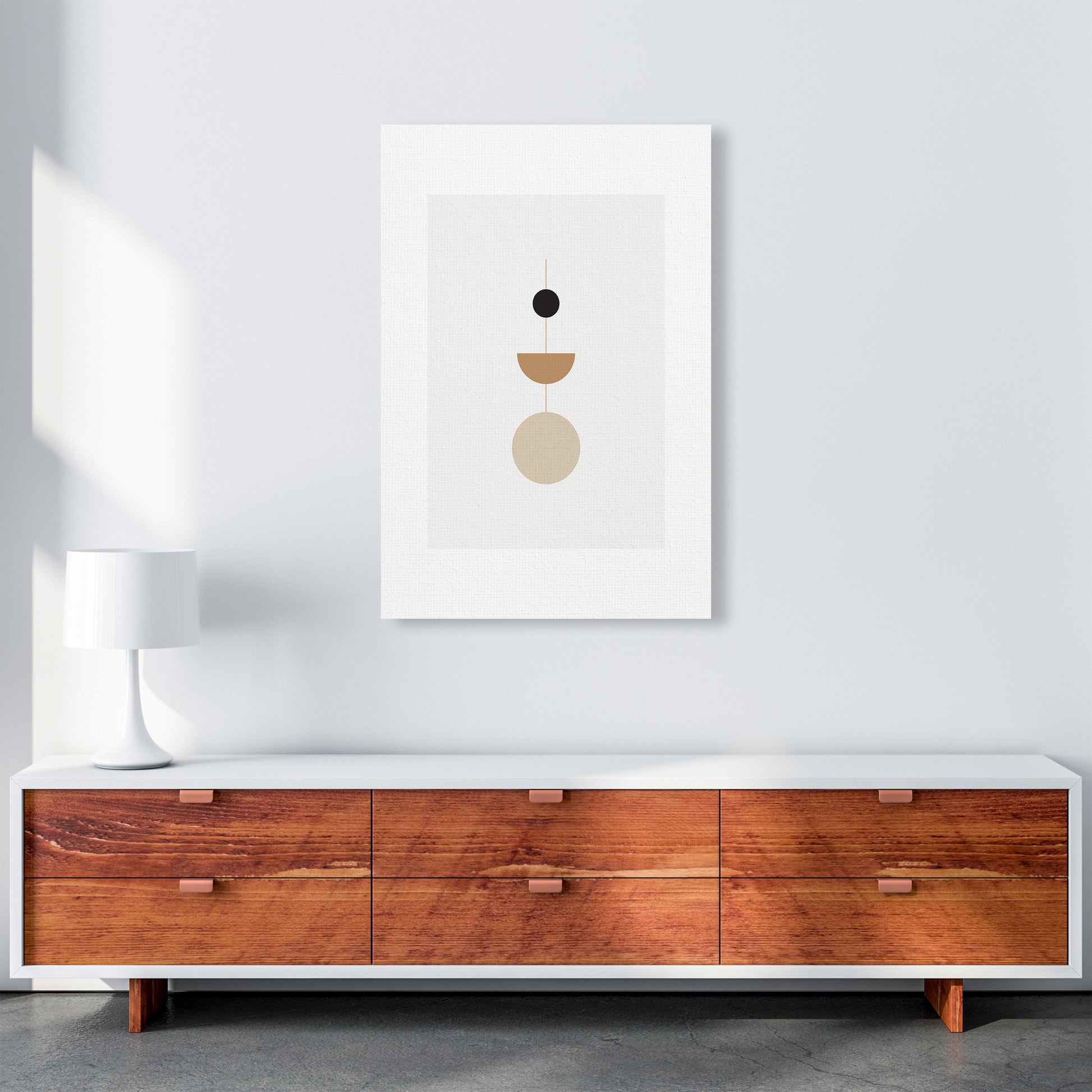 Mica Sand N20  Art Print by Pixy Paper A1 Canvas