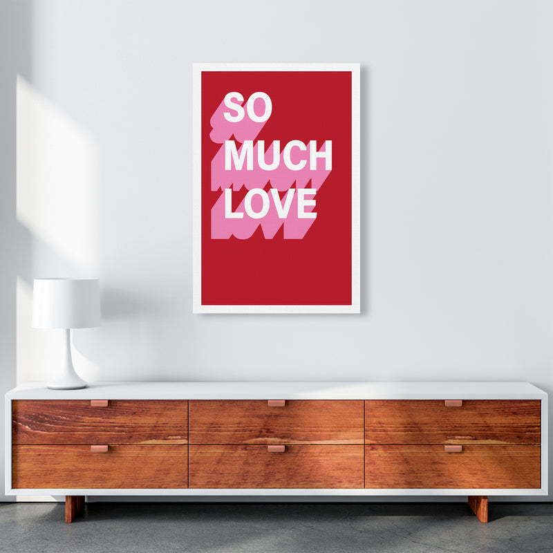 So Much Love Shadow  Art Print by Pixy Paper A1 Canvas