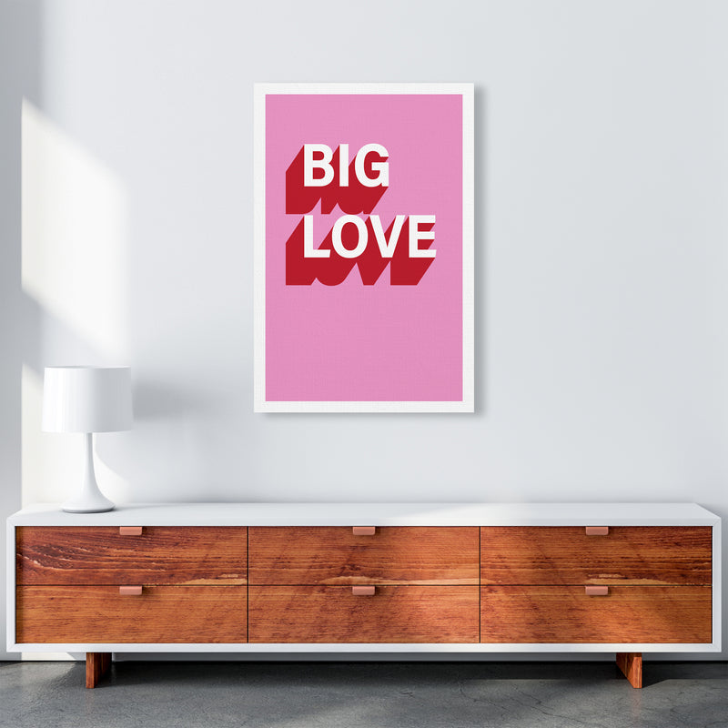 Big Love Shadow  Art Print by Pixy Paper A1 Canvas