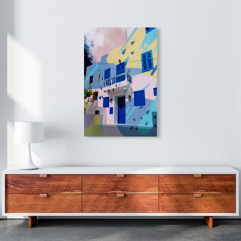 Buliding Pop  Art Print by Pixy Paper A1 Canvas