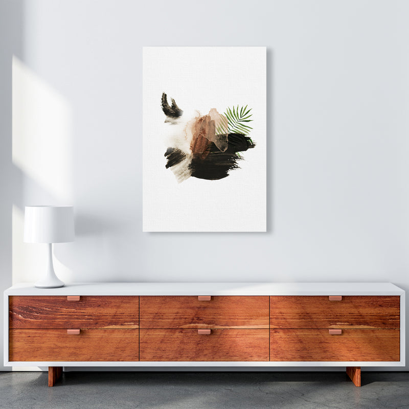 Exotic Abstract Shapes  Art Print by Pixy Paper A1 Canvas