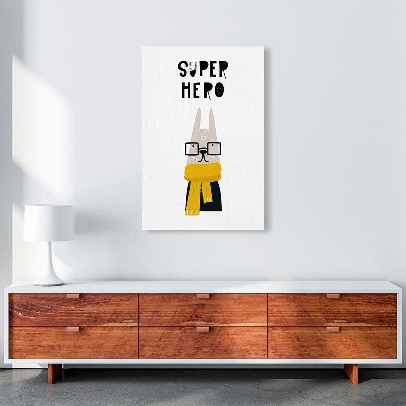 Super Hero Animal Pop  Art Print by Pixy Paper A1 Canvas