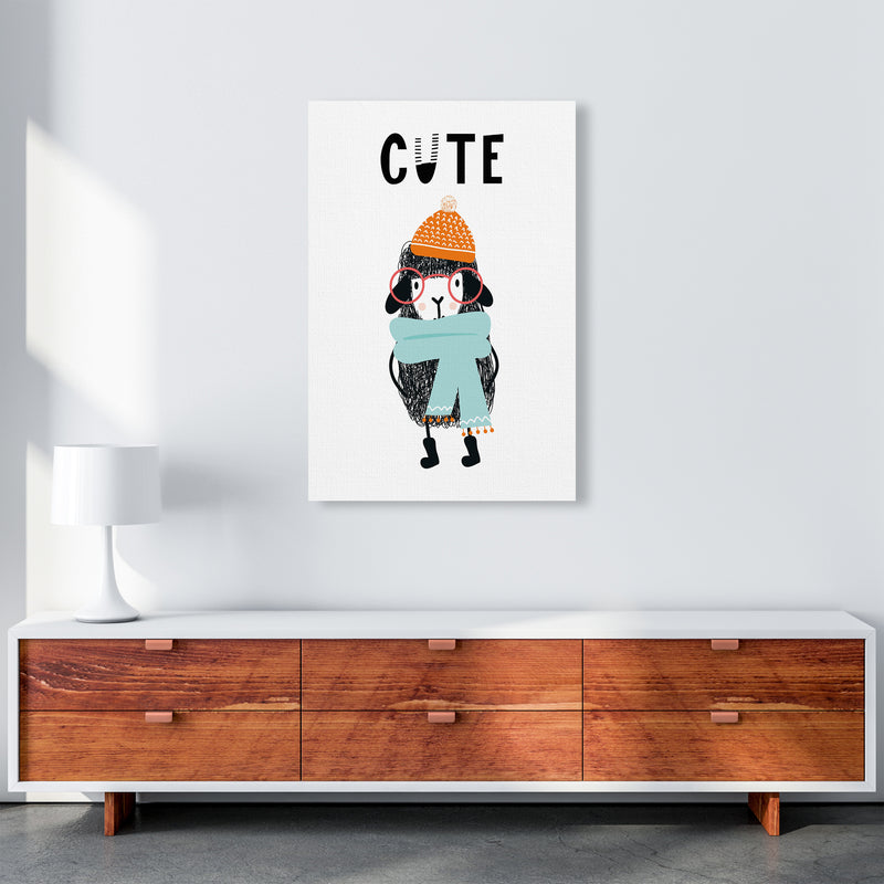 Cute Animal Pop  Art Print by Pixy Paper A1 Canvas