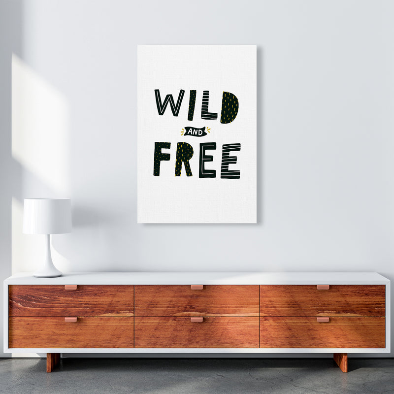 Wild And Free  Art Print by Pixy Paper A1 Canvas