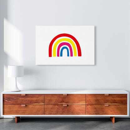 Rainbow Red  Art Print by Pixy Paper A1 Canvas