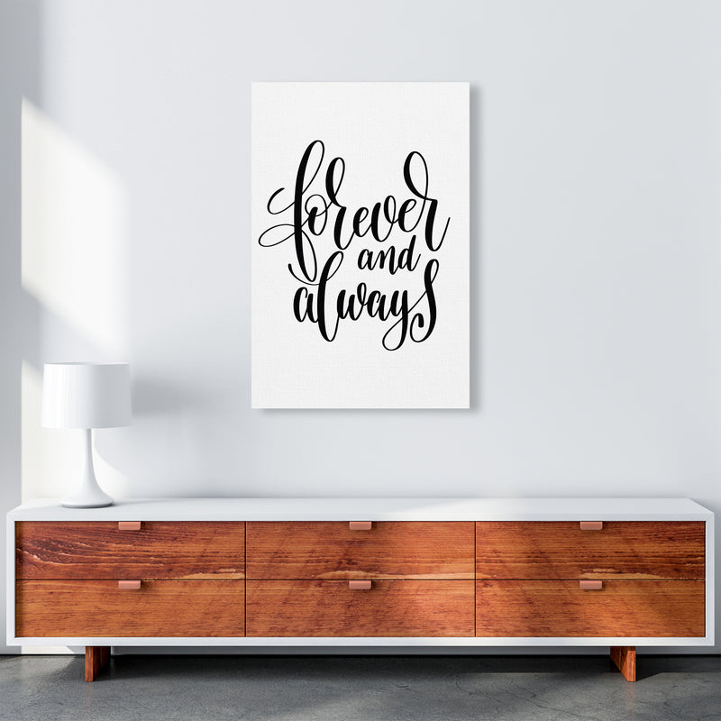 Forever And Always  Art Print by Pixy Paper A1 Canvas