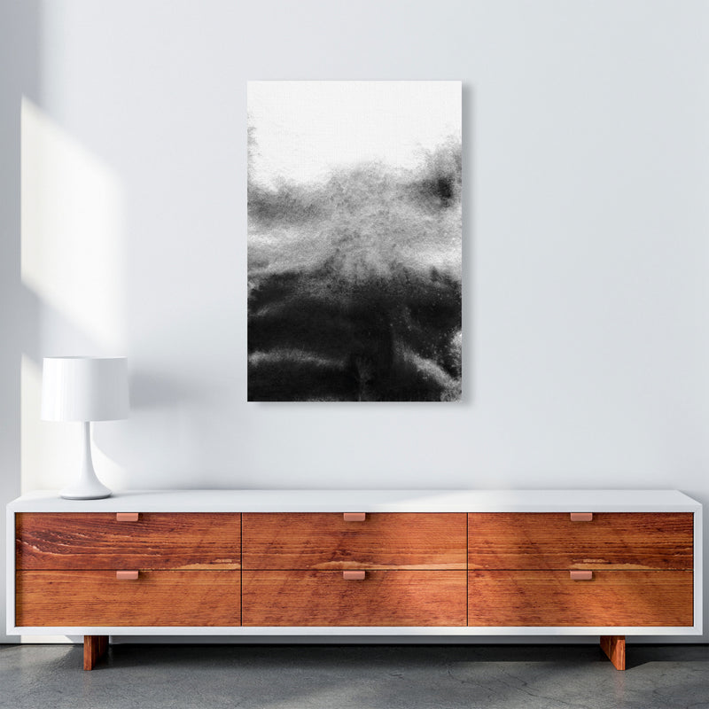Majestic Monochrome Watercolour 19 Art Print by Pixy Paper A1 Canvas