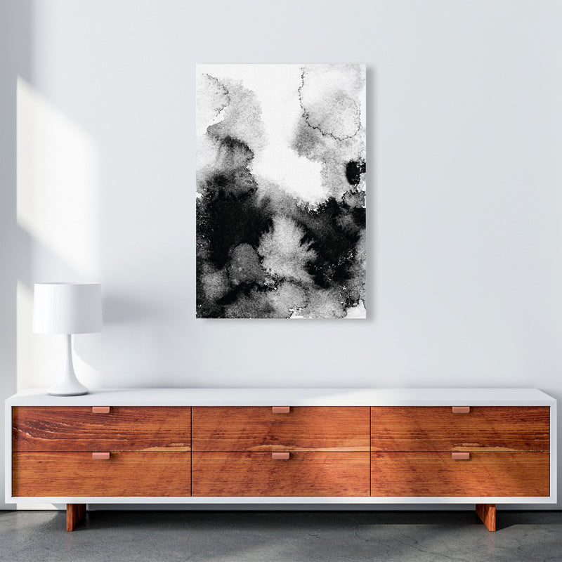 Majestic Monochrome Watercolour 12 Art Print by Pixy Paper A1 Canvas
