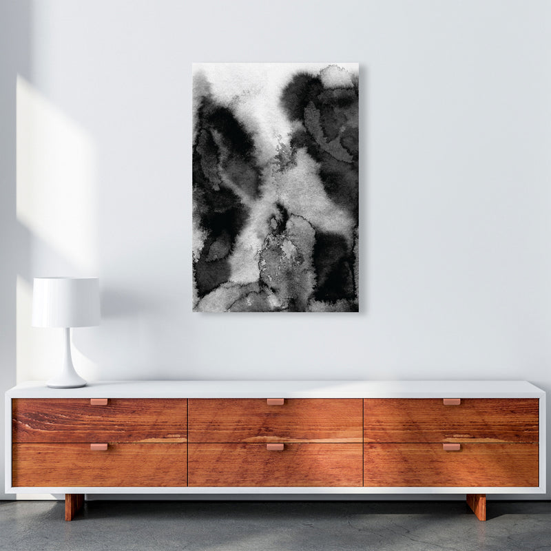 Majestic Monochrome Watercolour 11 Art Print by Pixy Paper A1 Canvas