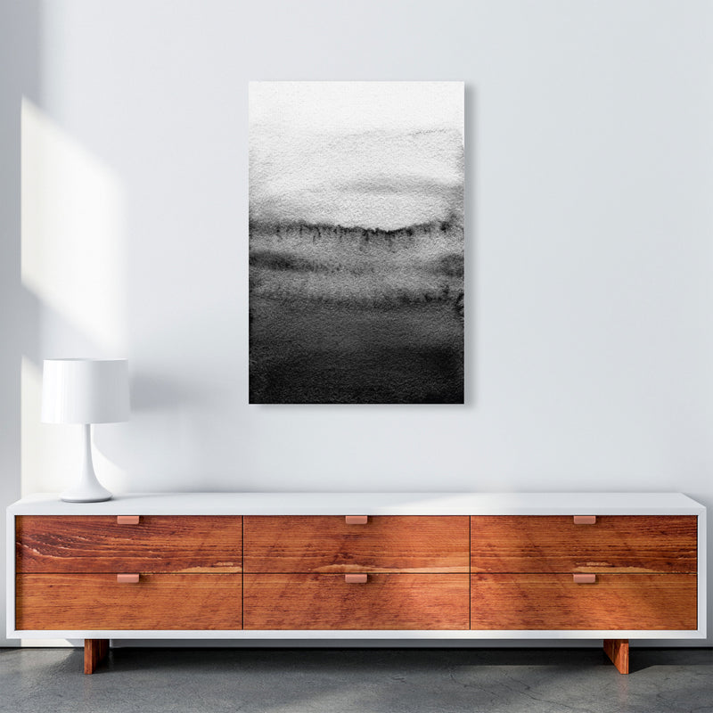 Majestic Monochrome Watercolour 18 Art Print by Pixy Paper A1 Canvas