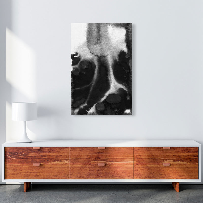 Majestic Monochrome Watercolour 20 Art Print by Pixy Paper A1 Canvas