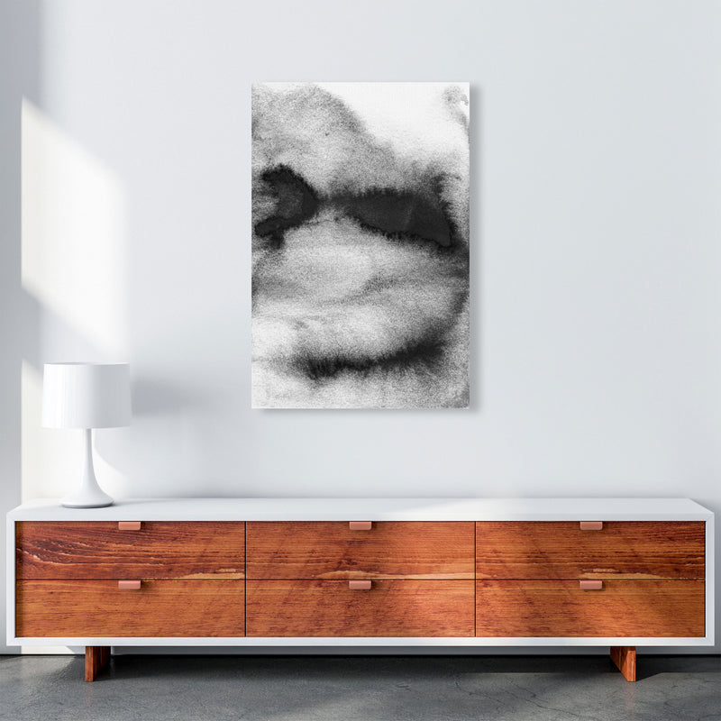Majestic Monochrome Watercolour 08 Art Print by Pixy Paper A1 Canvas