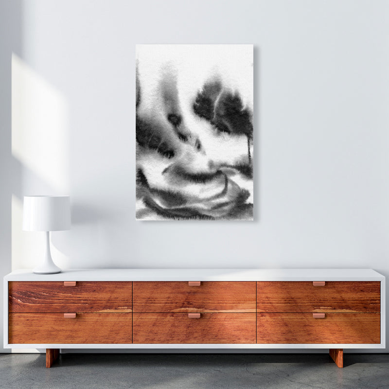 Majestic Monochrome Watercolour 06 Art Print by Pixy Paper A1 Canvas