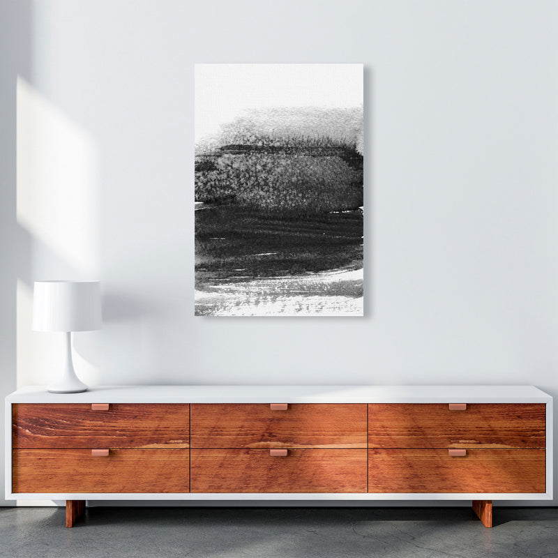 Majestic Monochrome Watercolour 01 Art Print by Pixy Paper A1 Canvas