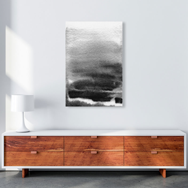 Majestic Monochrome Watercolour 02 Art Print by Pixy Paper A1 Canvas